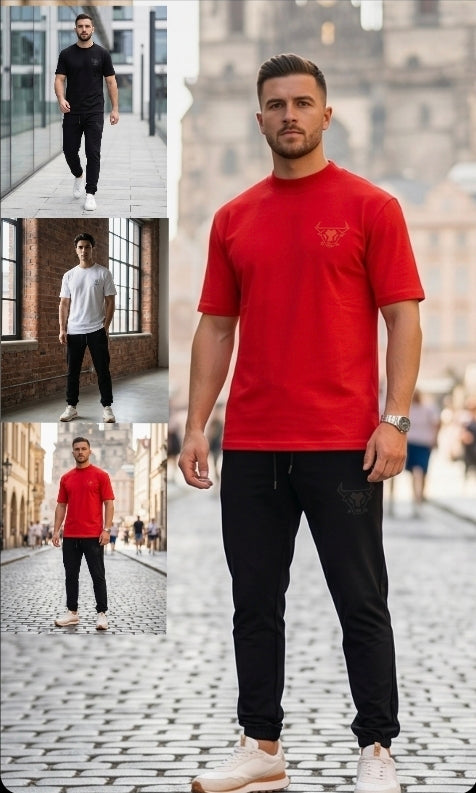 Conjunto Deportivo Toro Murcia | Camiseta + Pantalón Modelo talla L: altura 1,65, peso 86k.