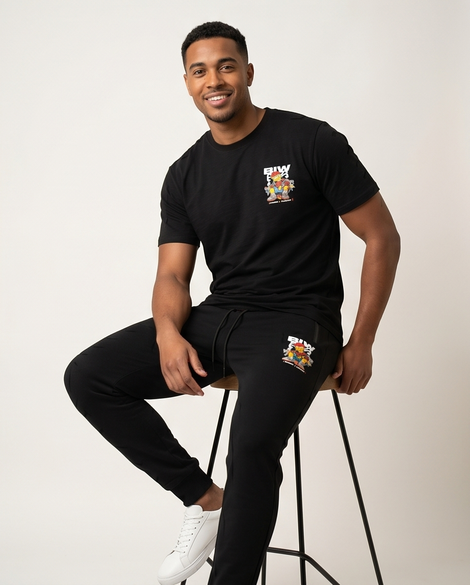 Conjunto "Street Legends" – Springfield Edition AH7903 Modelo talla L. Altura : 1,65 Peso : 86 kilos