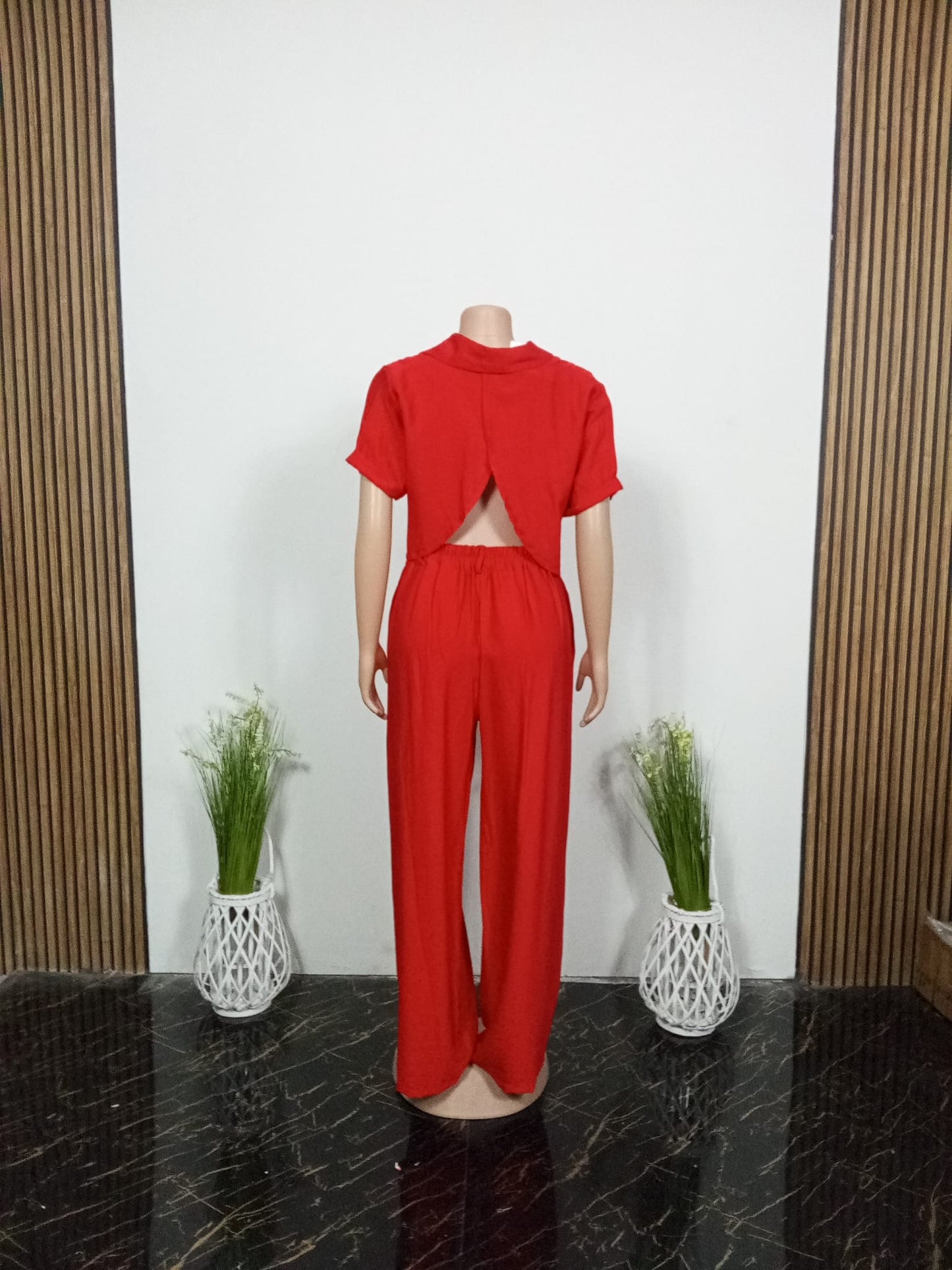 Conjunto Camisero Crop y Pantalón Palazzo | Estilo Sofisticado y Fluido