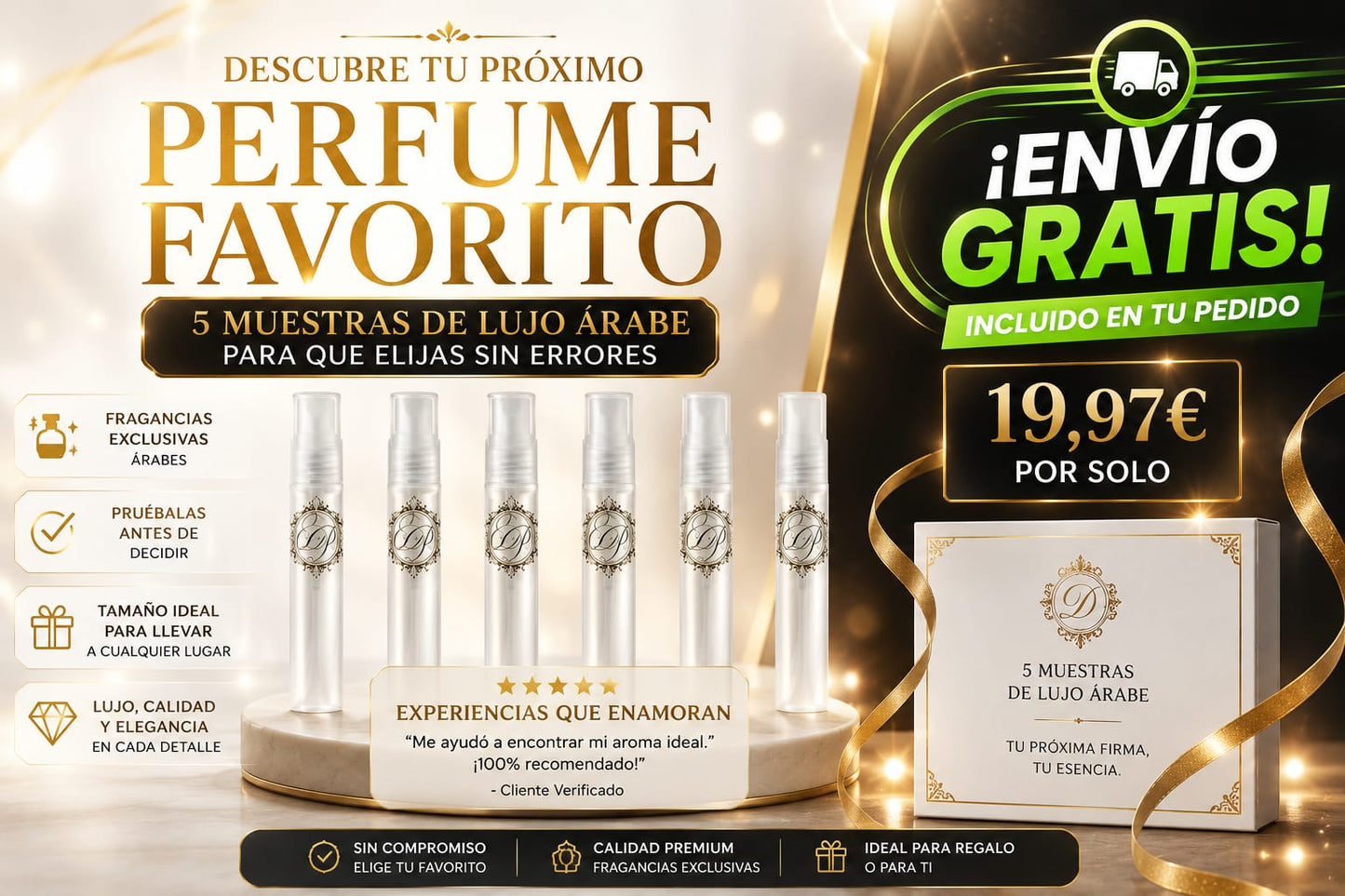 Pack 5 Muestras Perfumes Árabes | Set Discovery