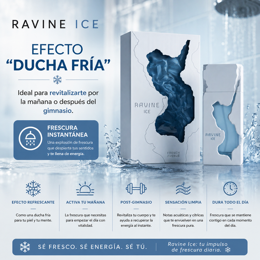 Ravine Ice French Avenue | Perfume Cítrico Aromático Unisex 100ml