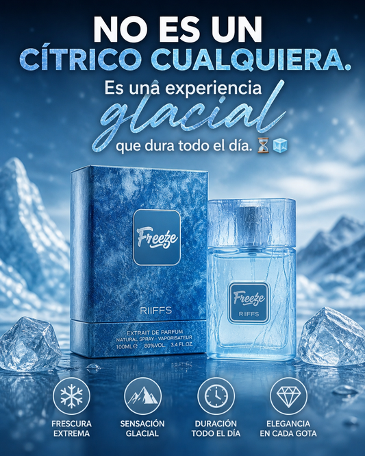 Freeze Riiffs | Perfume Árabe Fresco Elegante 100ml