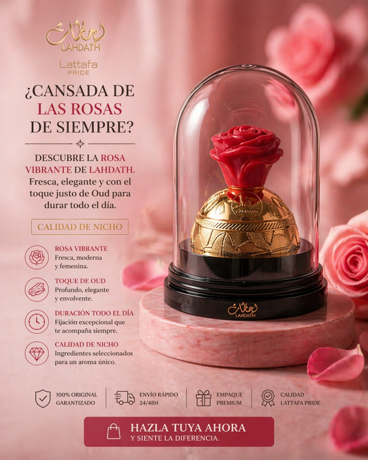 Lahdath Lattafa | Perfume Femenino Floral Oriental 100ml
