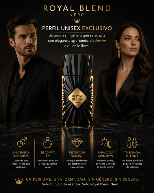 Royal Blend Nero de French Avenue | Extracto de Perfume Unisex 100ml