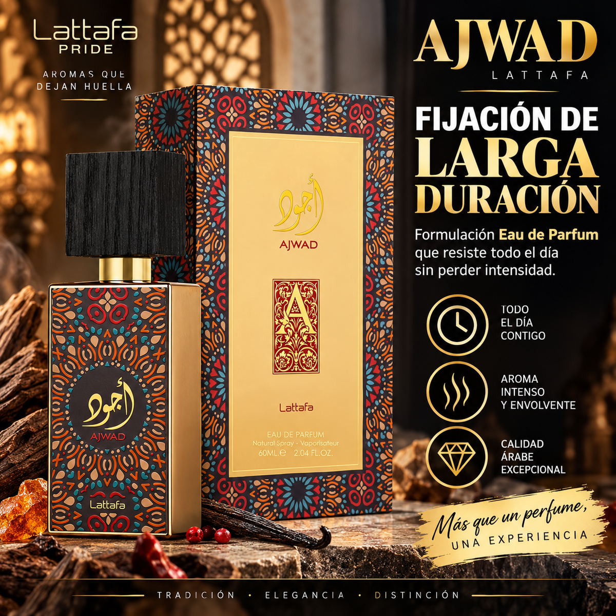 Perfume Lattafa Ajwad - 60 ml Eau de Parfum