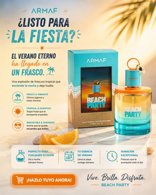 Beach Party Armaf | Perfume Unisex Fresco Tropical 100ml