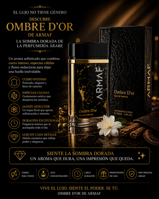 Ombre D'or Armaf | Perfume Unisex 100ml