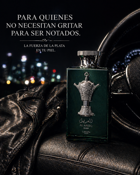 Al Areeq Silver Lattafa | Perfume Unisex Oriental Amaderado 100ml