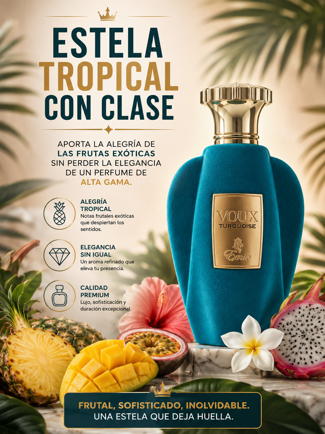 Paris Corner Voux Turquoise Extrait de Parfum 100ml