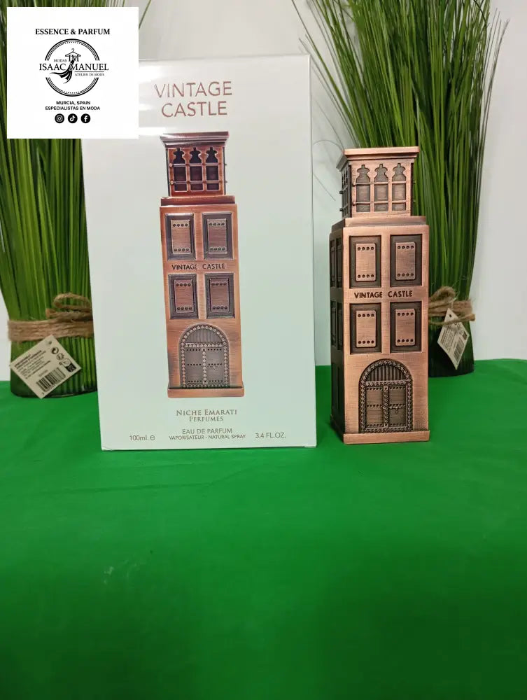 Caja y perfume de Niche Emarati Vintage Castle