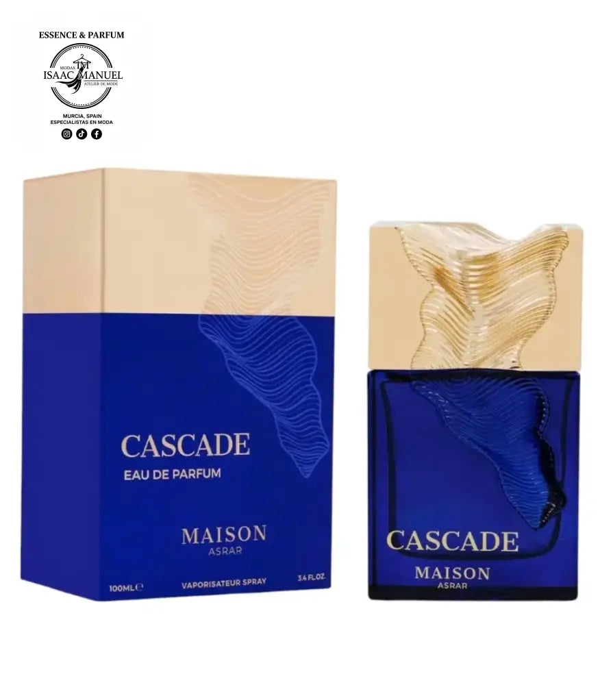 Descubre Cascade de Maison Asrar: la explosión cítrica y acuática definitiva. Con notas de melón, lavanda y maderas marinas