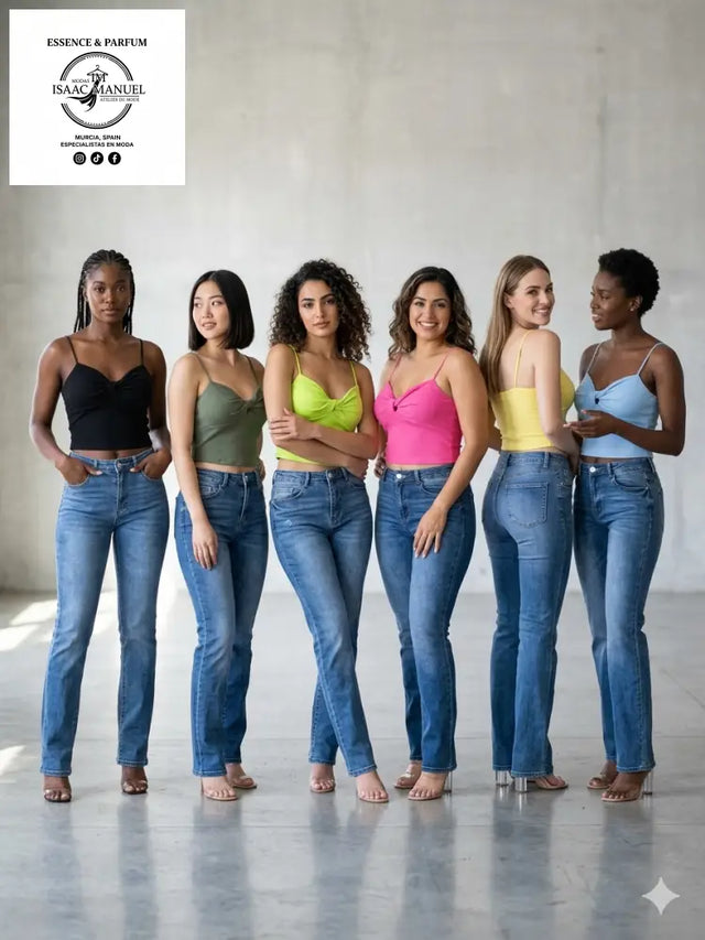 Top Crop Acanalado con Nudo Frontal - Talla Única 2857 top mujer