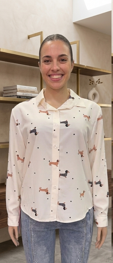 Camisa Estampada Mujer Manga Larga | 4 Modelos Originales Talla Única