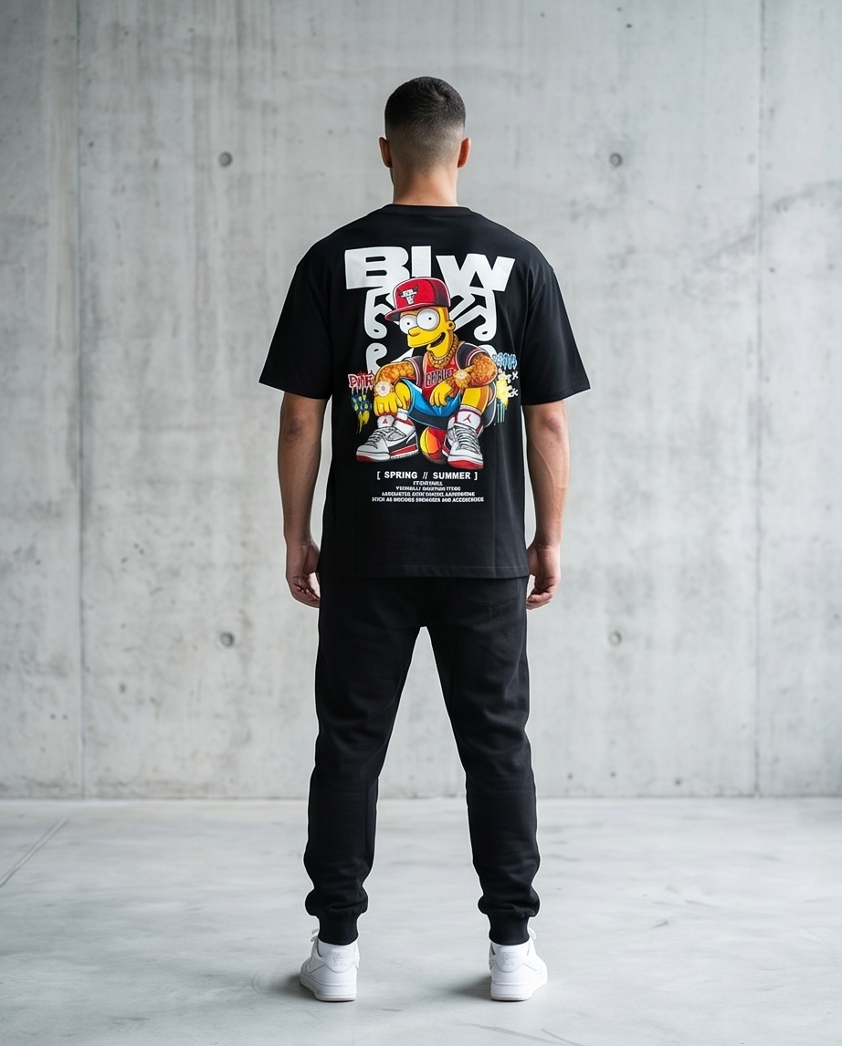 Conjunto "Street Legends" – Springfield Edition AH7903 Modelo talla L. Altura : 1,65 Peso : 86 kilos