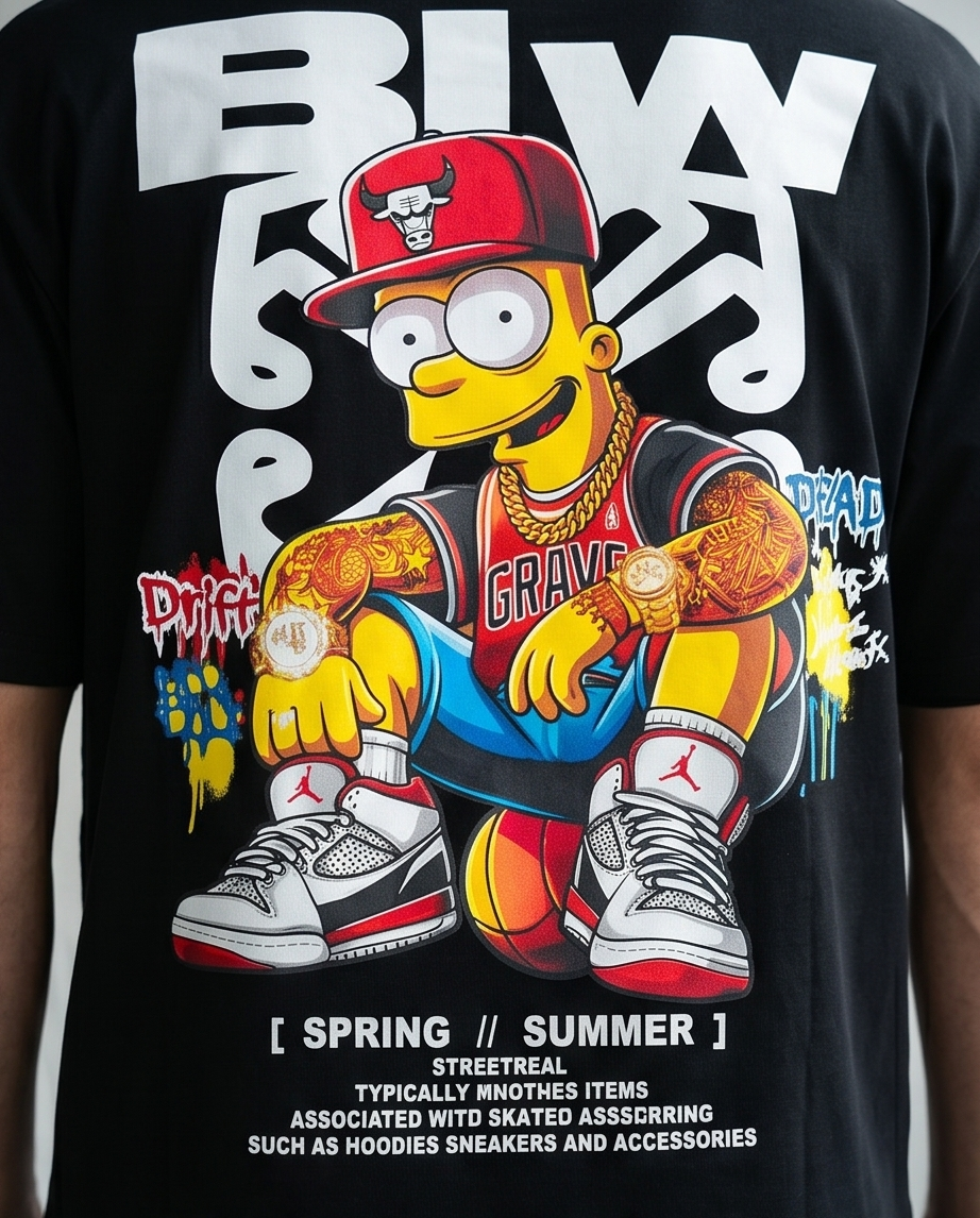 Conjunto "Street Legends" – Springfield Edition AH7903 Modelo talla L. Altura : 1,65 Peso : 86 kilos
