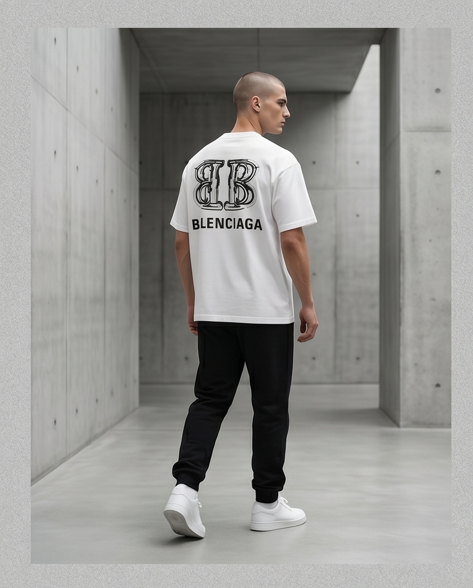 Chándal Completo Estilo Luxury 'BB' – Conjunto de Camiseta Oversize y Jogger Premium  AH7902