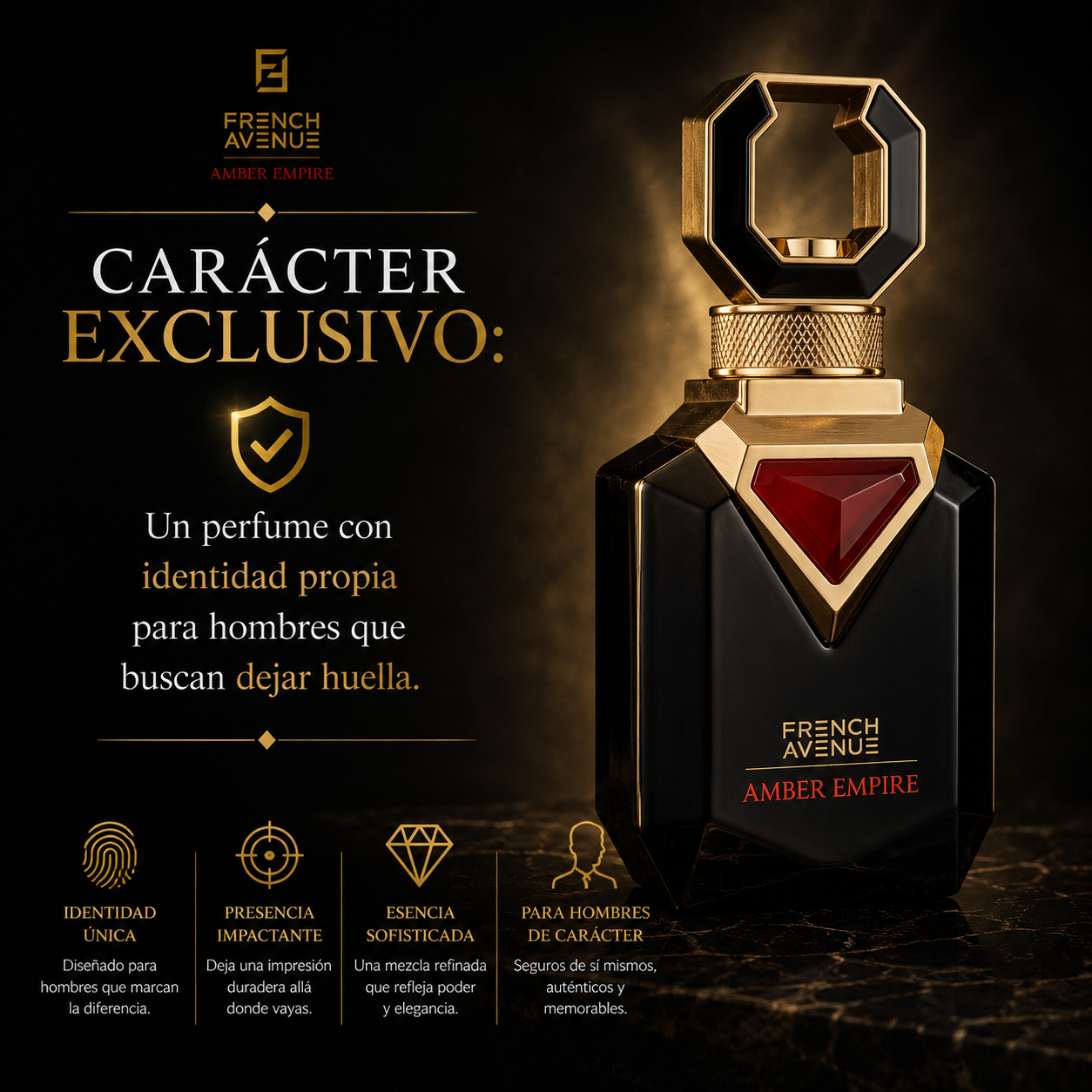 Amber Empire French Avenue | Perfume Ámbar Masculino 100ml