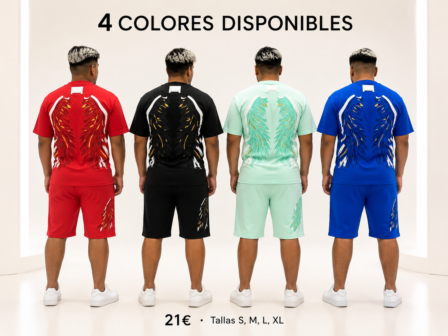 Conjunto Urbano Camiseta y Bermuda "Aka Juan" | Streetwear Premium