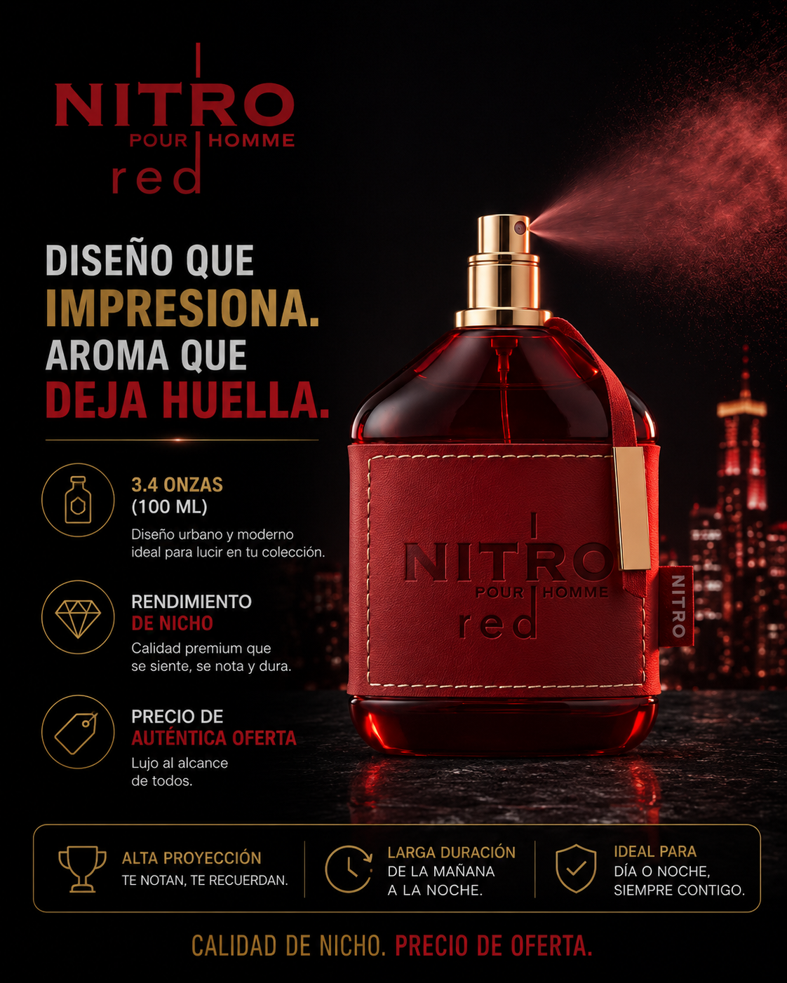 Dumont Nitro Red Eau de Parfum 100ml