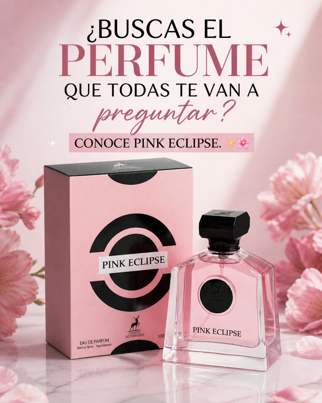 Pink Eclipse Maison Alhambra | Perfume Floral Femenino 100ml