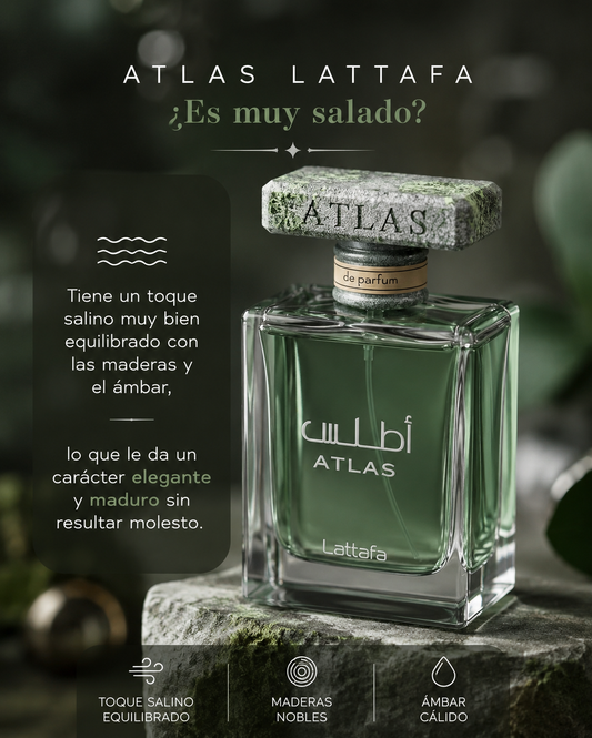 Atlas Pride Lattafa | Perfume Marino Salado Unisex 100ml