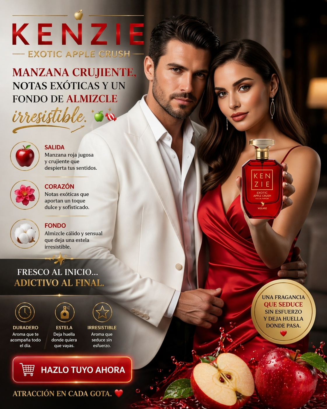 Exotic Apple Crush Kenzie Volare | Perfume Frutal Unisex 100ml