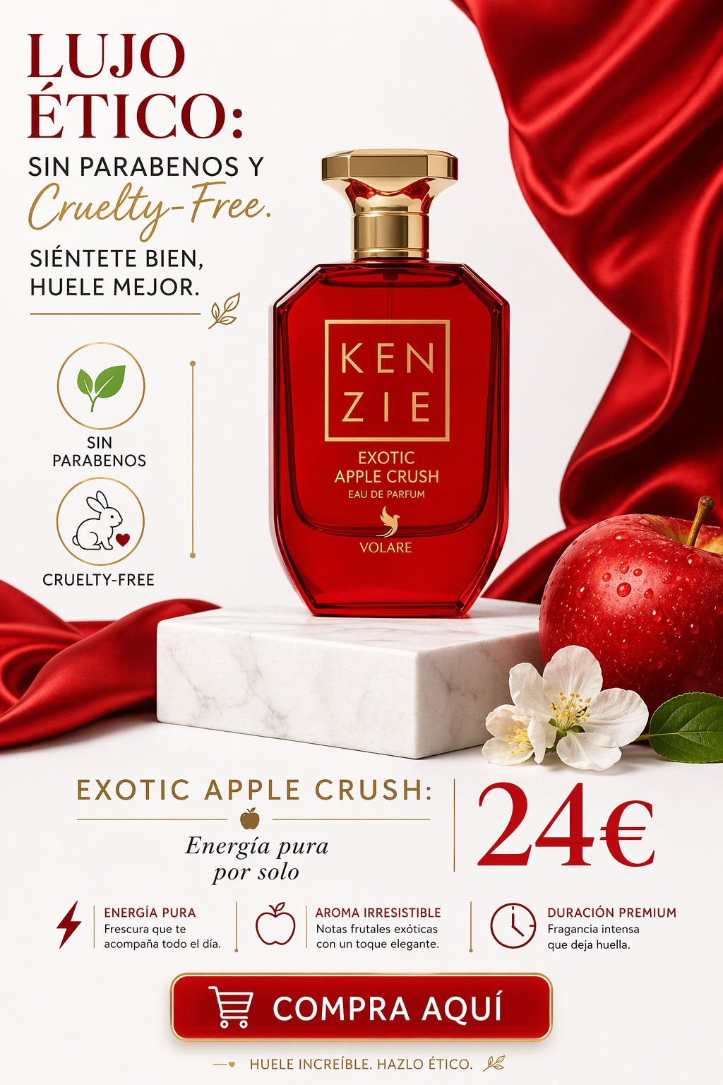 Exotic Apple Crush Kenzie Volare | Perfume Frutal Unisex 100ml