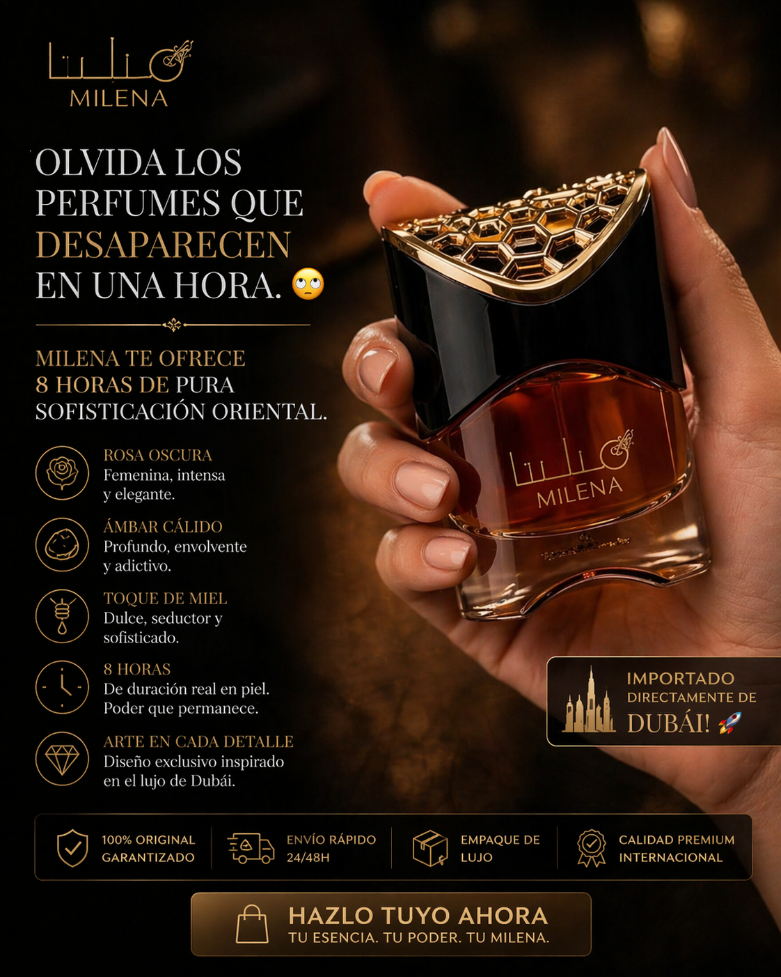 Milena Ard Al Zaafaran | Perfume Femenino Floral Oriental 100ml
