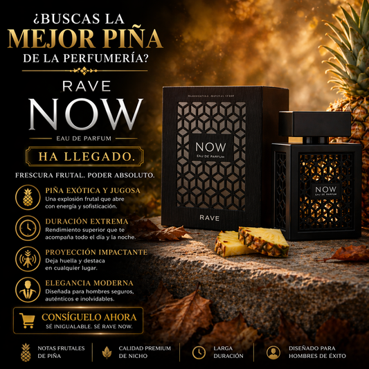 Rave Now Black: El Eau de Parfum que Domina el Presente