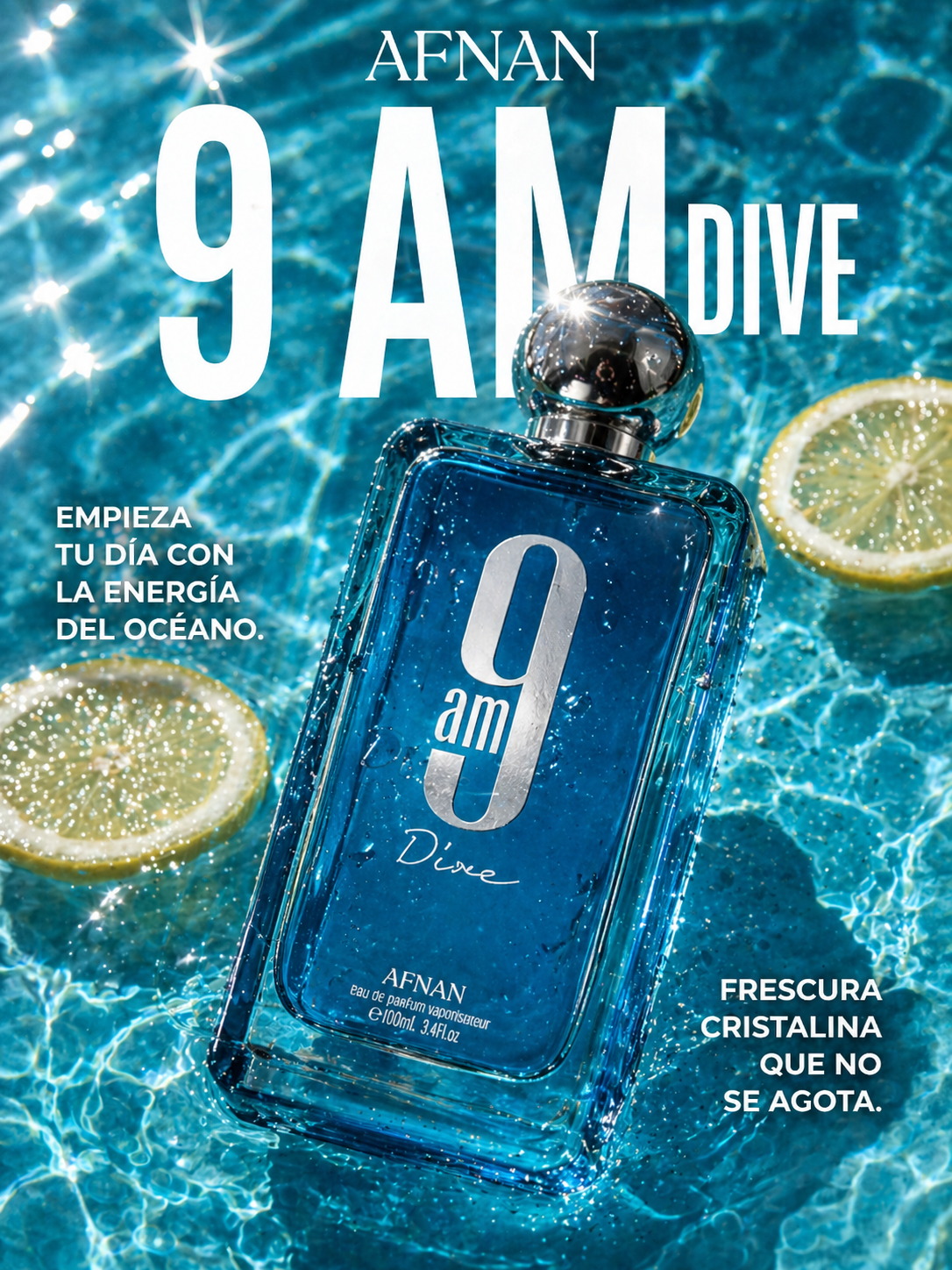 9AM Dive Afnan | Perfume Masculino Acuático 100ml