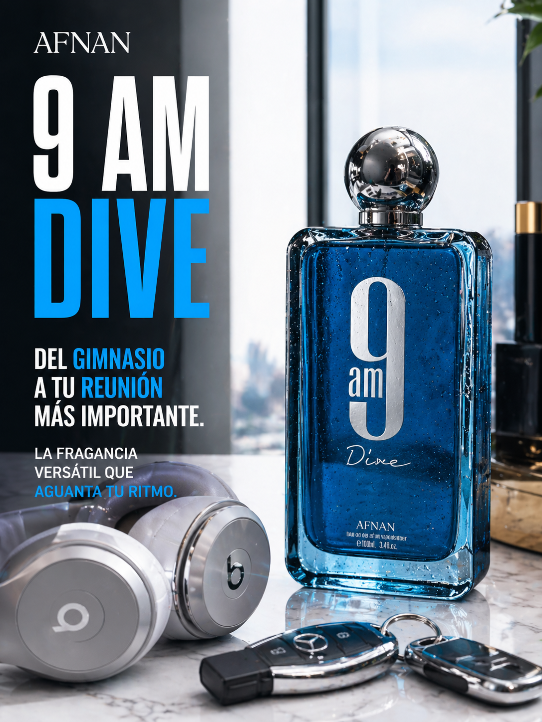 9AM Dive Afnan | Perfume Masculino Acuático 100ml
