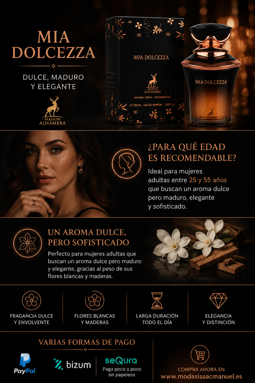 Maison Alhambra Mia Dolcezza Eau de Parfum 100ml