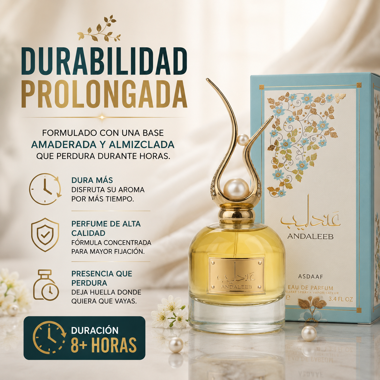 Perfume Lattafa "Andaleeb Asdaaf" EDP (100ml) | Perfume de Mujer