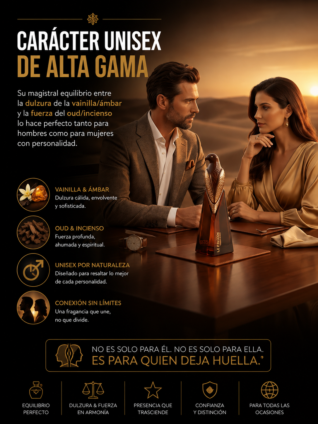 Le Falcon Dubái Eau de Parfum 100ml french avenue