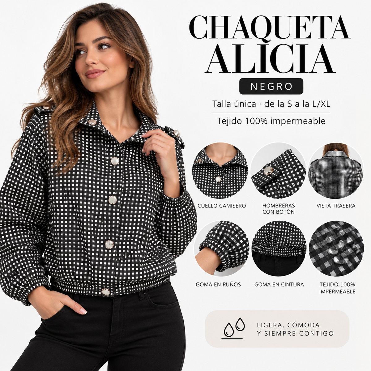 Chaqueta Impermeable Alicia