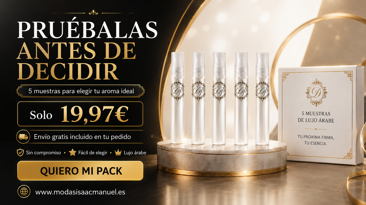 Pack 5 Muestras 3ML Perfumes Árabes | Set Discovery