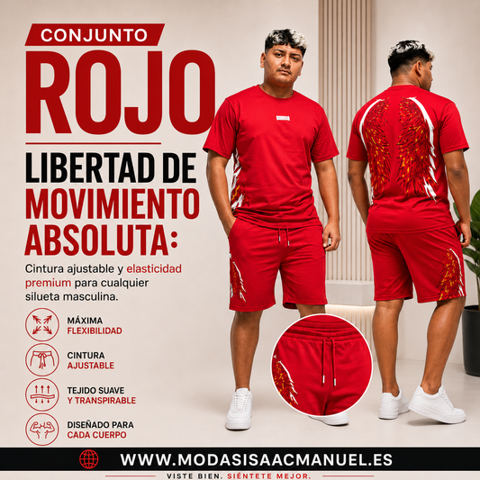 Conjunto Urbano Camiseta y Bermuda "Aka Juan" | Streetwear Premium