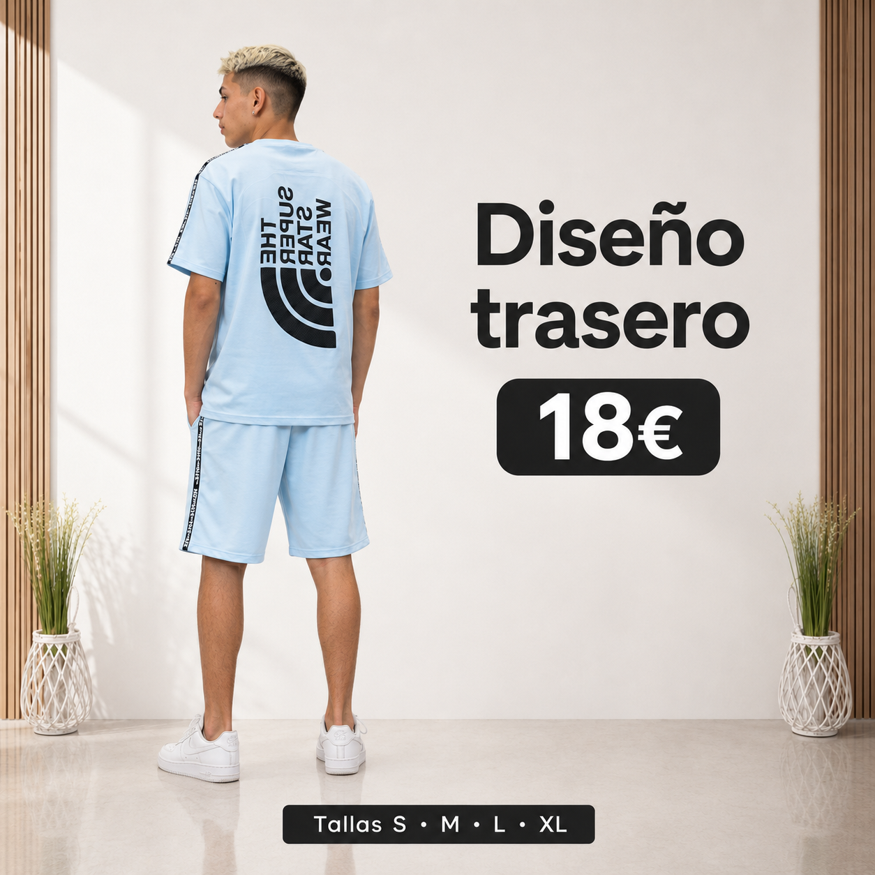 Conjunto Urbano de Camiseta y Bermuda "Mountain Urban" | Estilo Streetwear Premium