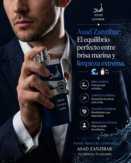 Asad Zanzibar: El equilibrio perfecto entre brisa marina y limpieza extrema. 🧴✨