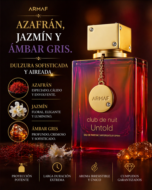Club de Nuit Untold Armaf | Perfume Unisex Floral Oriental 105ml
