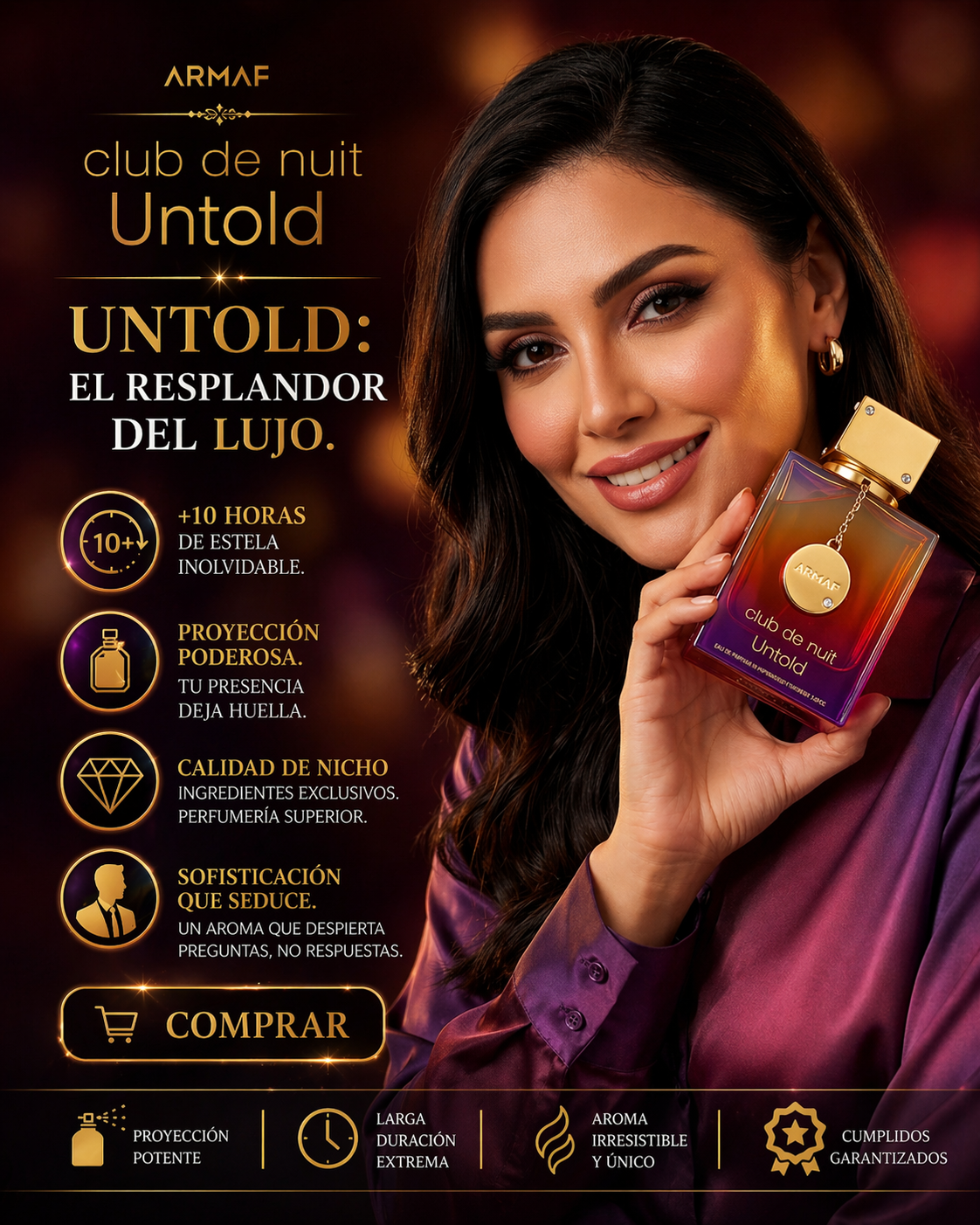 Club de Nuit Untold Armaf | Perfume Unisex Floral Oriental 105ml