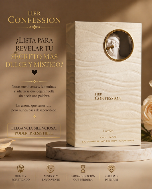 Her Confession Lattafa | Perfume Femenino Floral Oriental 100ml