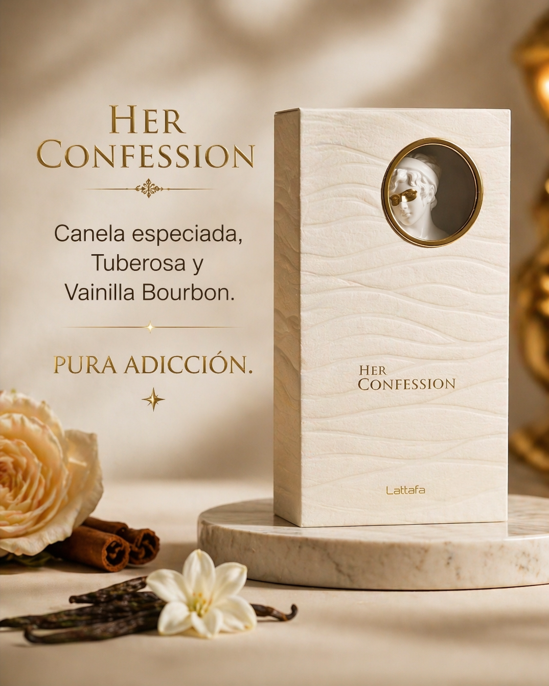 Her Confession Lattafa | Perfume Femenino Floral Oriental 100ml
