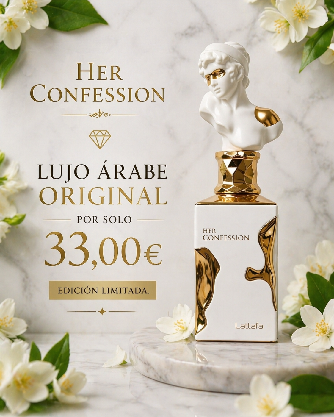 Her Confession Lattafa | Perfume Femenino Floral Oriental 100ml