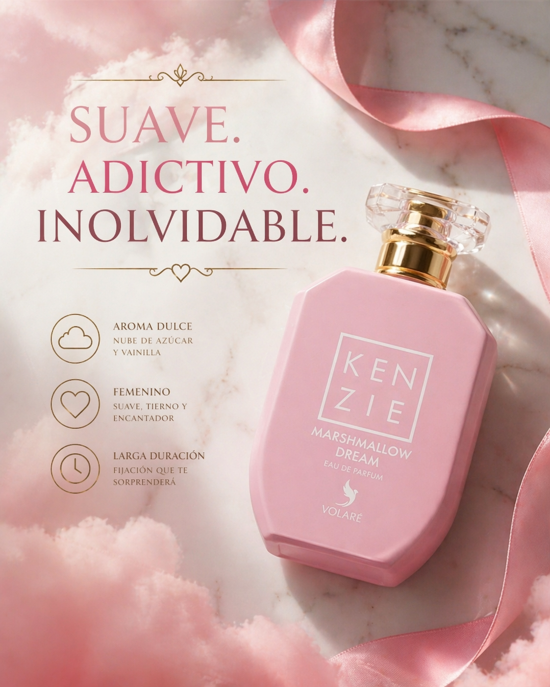 Marshmallow Dream Kenzie Volare | Perfume Gourmand Dulce Unisex 100ml