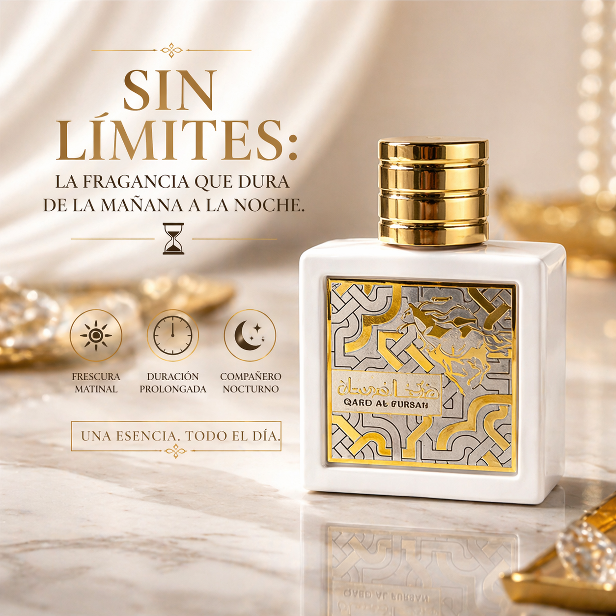 Qaed Al Fursan Unlimited Lattafa | Perfume Masculino Frutal Ambarado 90ml