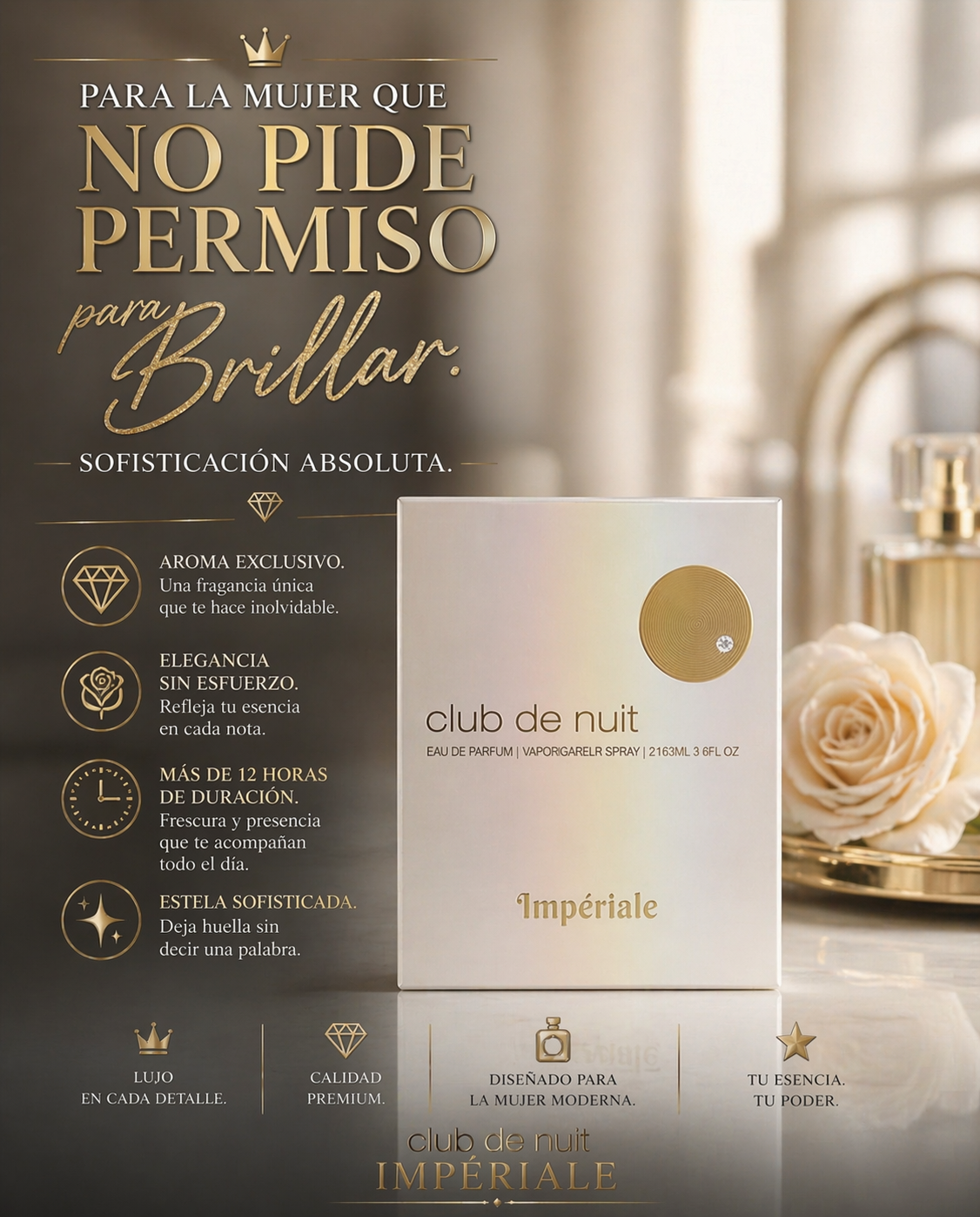 Club de Nuit Impériale Armaf | Perfume Femenino Floral 105ml