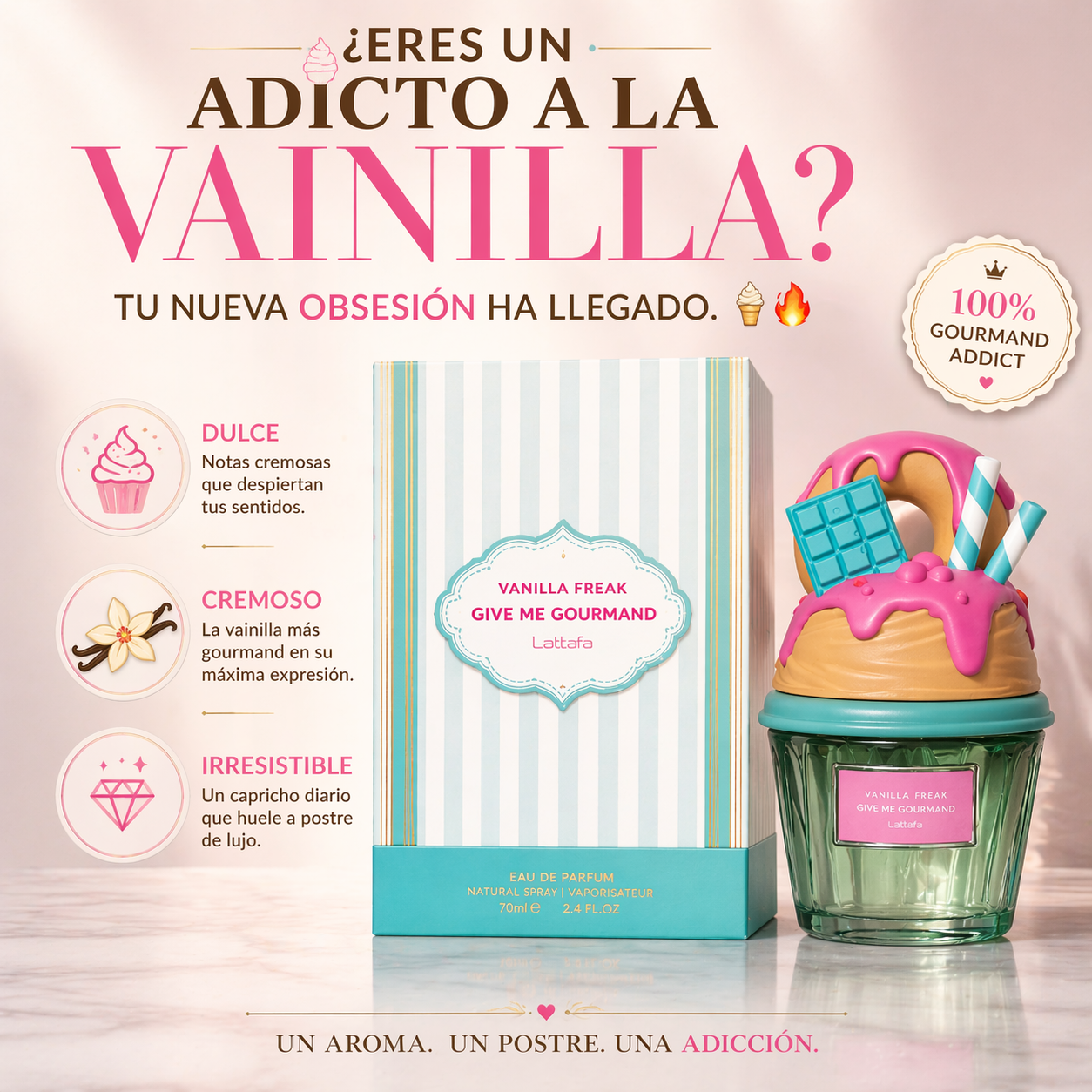 Vanilla Freak Lattafa | Perfume Gourmand Vainilla Unisex 75ml