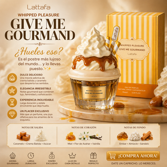 Whipped Pleasure Lattafa | Perfume Gourmand Caramelo Unisex 75ml