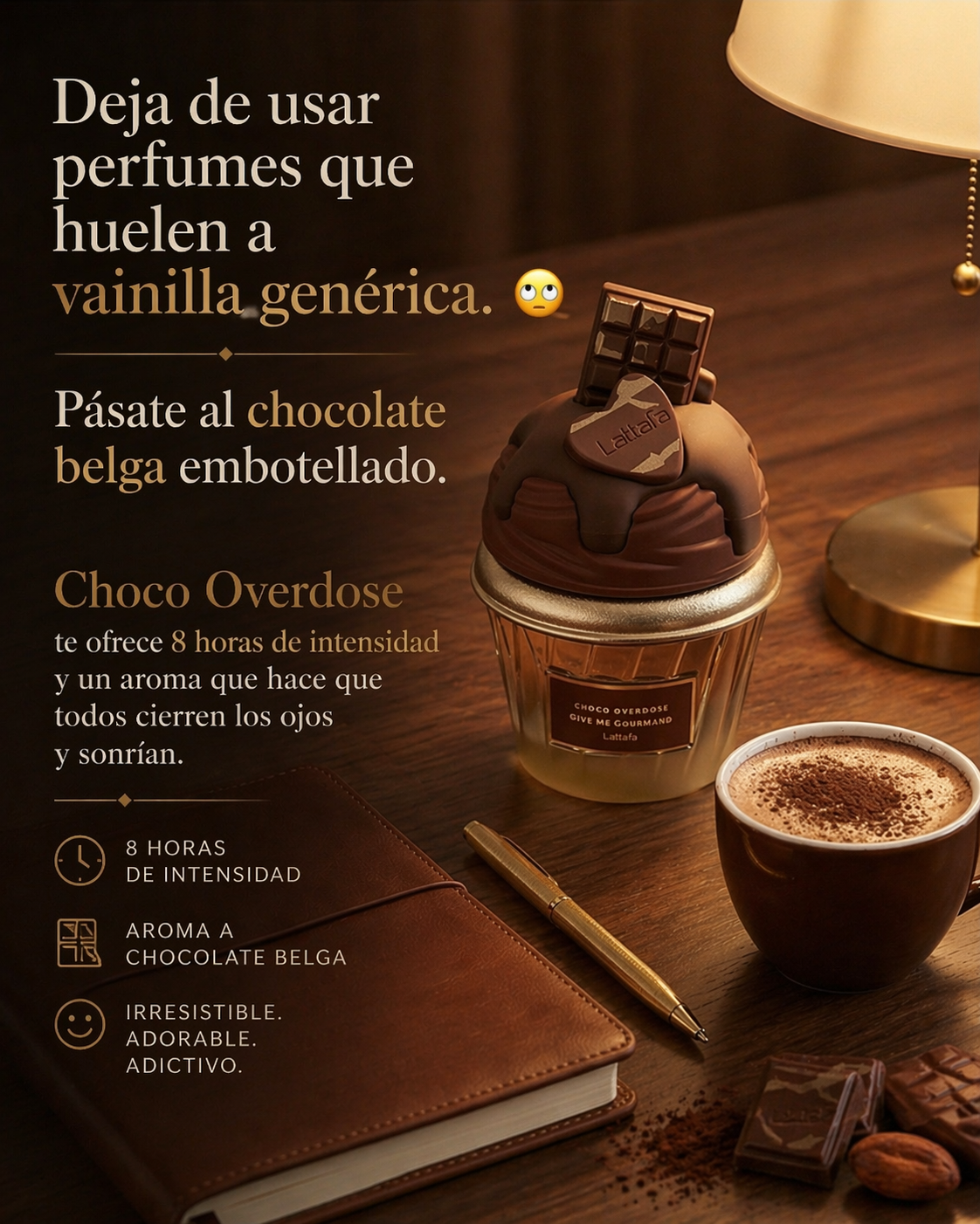 Choco Overdose Lattafa | Perfume Gourmand Chocolate Unisex 75ml